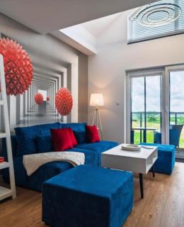 Apartament Viral z antresolą w West Łeba Morze Apartamentów