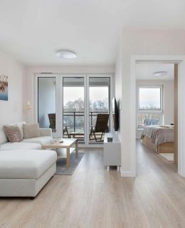 Enklawa 3 | Jasny Apartament | Balkon | Parking