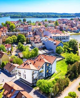 Nocleg Mazury Apartament nad Jeziorem Magistrackim w Mrągowie