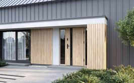 Nowoczesne drzwi zewnętrzne do domu jednorodzinnego