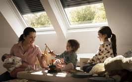 Pokój dziecka na poddaszu