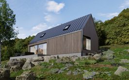 Dom na pochyłej działce