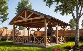 altana ogrodowa Projekt altany G256