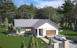 Projekt domu a MPZP - projekt Ambrozja 17 BSA2409