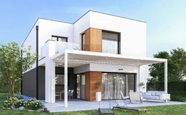 pergola w projekt domu Aria WRD3233