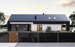 nowoczesne ciekawe ogrodzenie posesji