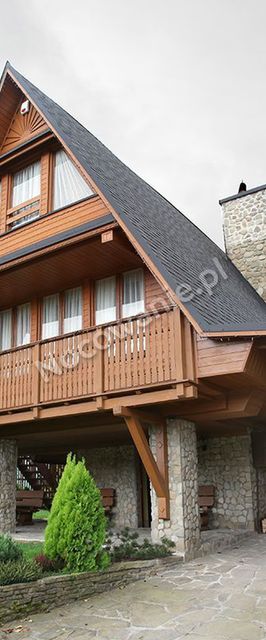 Duży drewniany stylowy Dom w Szczyrku