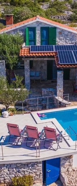 Ház Családok Részére Medencével A Tenger Mellett Öböl Pernatice, Drvenik - 11590 Pernatice