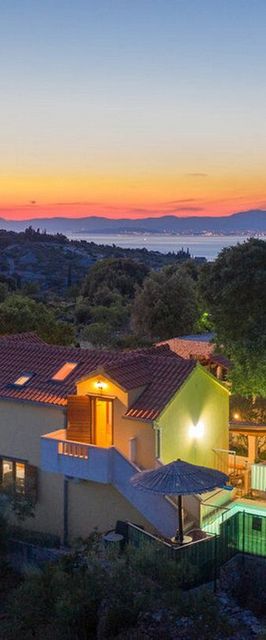 Luxusvilla Medencével Skrip, Brac - 17350 Škrip