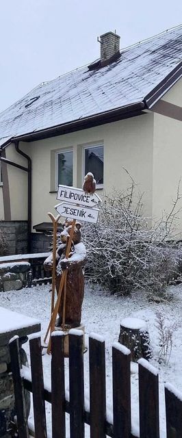 Chata u medvěda Adolfovice Bělá pod Pradědem