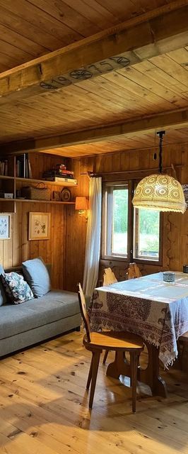 Drewniany domek BB nad rzeką - Krynica-Zdrój