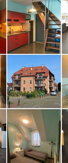 APARTAMENT FAMILIJNY KRYNICA MORSKA - 10 osób 2 poziomy 2 łazienki kuchnia