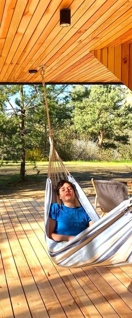 Bird Lodge z sauną nad jeziorem (6 osób) Janówko