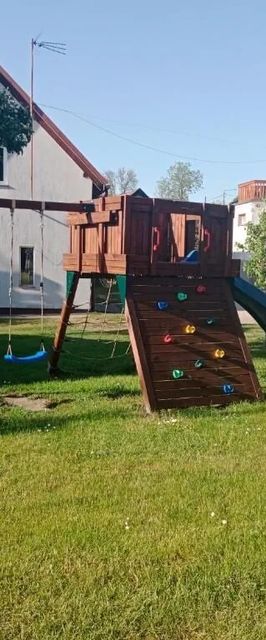 Owocowe Wakacje - Domek drewniany nad jeziorem Mikołajki