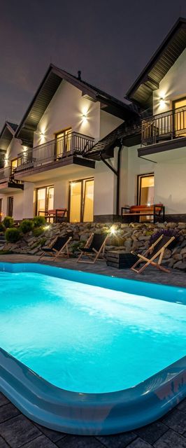 Willa Bania blisko Centrum - Basen - Widok na Babią Górę