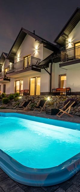 Willa Bania blisko Centrum - Basen - Widok na Babią Górę