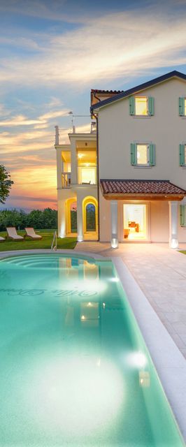 Villa Demetra s bazenom i predivnim pogledom na Motovun