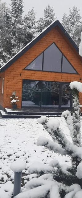 Domek przy lesie na Roztoczu Adamów