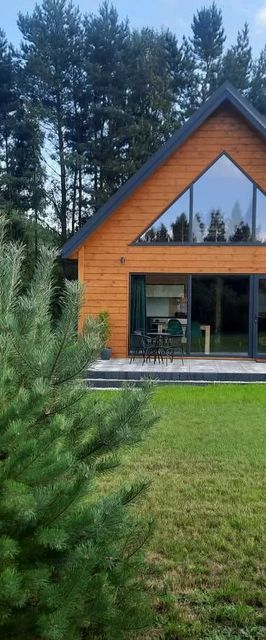 Domek przy lesie na Roztoczu Adamów