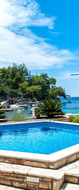 Ház Családok Részére Medencével A Tenger Mellett Grscica, Korcula - 23487 Gršćica