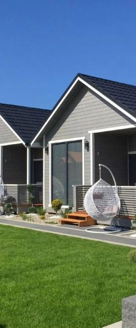 Domki Skandynawia z basenem Dąbki