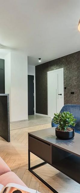 Apartament Fuzja Black by LookAp Łódź