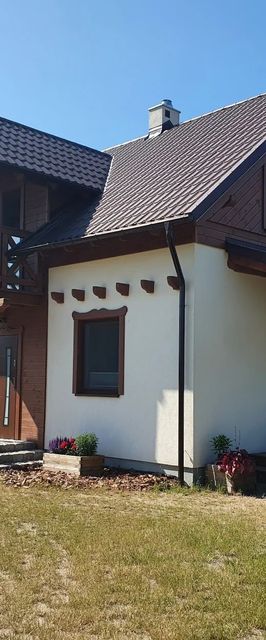 MILOCHÓWKA - dom drewniany bliźniak Wdzydze Tucholskie