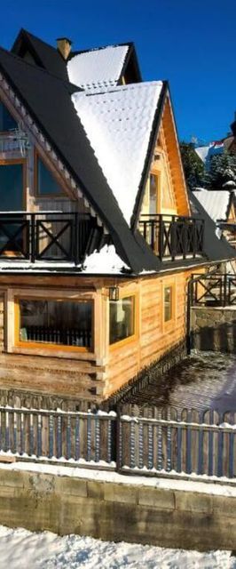 Domek w Ubocy z widokiem na Giewont Murzasichle