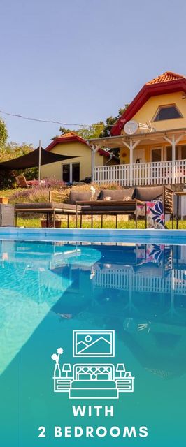 2BR Lavender Hideaway House by NW Cserszegtomaj