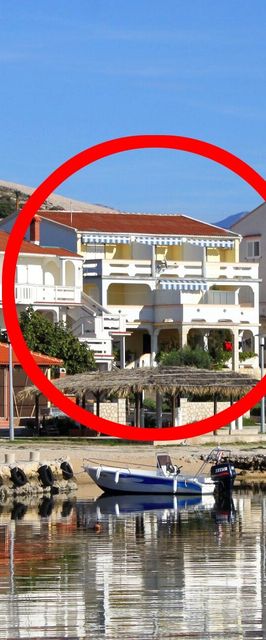 Apartmanok A Tenger Mellett Kustici, Pag - 4129 Kustići