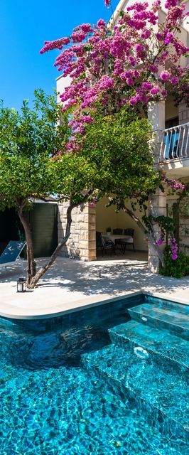 Apartmanok Családok Részére Medencével Supetar, Brac - 12893 Supetar