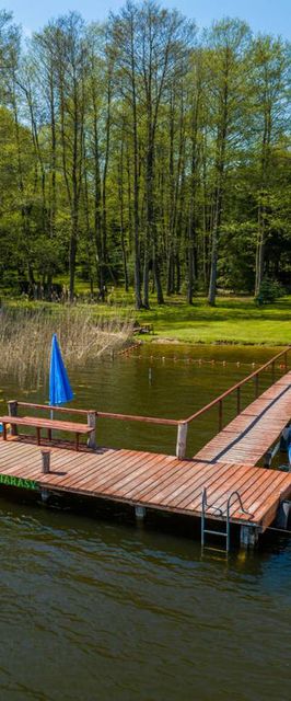 Domki letniskowe nad jeziorem - Mazury Garbate