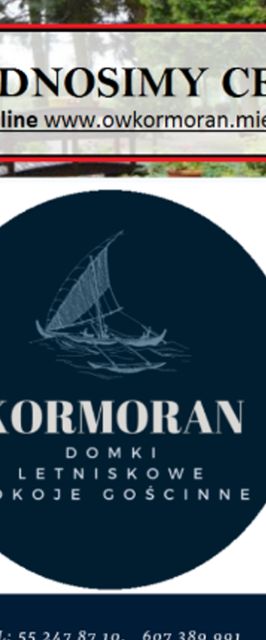 Domki Letniskowe i Pokoje Gościnne Kormoran