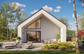 Projekt gotowy Malmo 110 plus - parterowy dom o powierzchni 110,80 m², z dachem w stylu "dwuspadowy" - zdjęcie 2