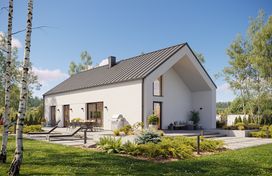 Projekt gotowy Malmo 110 plus - parterowy dom o powierzchni 110,80 m², z dachem w stylu "dwuspadowy" - zdjęcie 3
