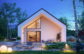 Projekt gotowy Malmo 110 plus - parterowy dom o powierzchni 110,80 m², z dachem w stylu "dwuspadowy" - zdjęcie 5