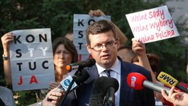 Prezes "Iustitii" Krystian Markiewicz miał być oczerniany