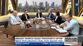 Dyskusja o lotach Marka Kuchcińskiego. Doszło do sprzeczki.