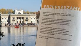 McDonald's przeprasza za pływającą reklamę w Łazienkach Królewskich w Warszawie