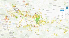Jeszcze kilka lat temu Kraków był czerwonobrunatnym epicentrum smogu w regionie. Teraz to zielony obszar.