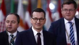 Mateusz Morawiecki jest już w Brukseli.