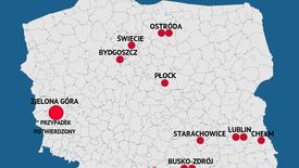Koronawirus w Polsce. Zielona Góra z pierwszym przypadkiem. Mapa podejrzeń