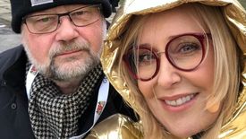 Piotr Adamowicz i Agata Młynarska podczas WOŚP 2020