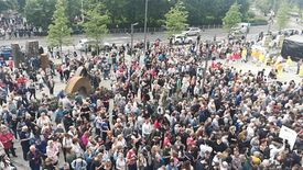 Chętnych, by już pierwszego dnia odwiedzić centrum było mnóstwo