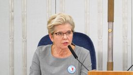 Senator Małecka-Libera, sprawozdawca specustawy koronawirusowej w Senacie