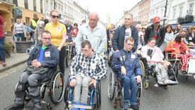 Protest niepełnosprawnych i ich opiekunów w Warszawie, 23 maja