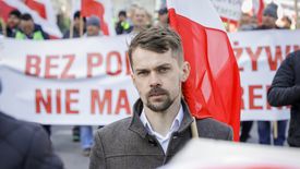 Szef AgroUnii Michał Kołodziejczak.