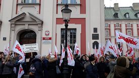 Pracownicy socjalni protestują w całej Polsce.