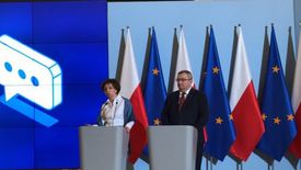 Minister Marlena Malag mówiła m.in. o zmianach w Funduszu Gwarantowanych Świadczeń Pracowniczych