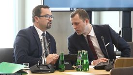 O porozumieniu poinformowali wspólnie Marcin Horała (na zdjęciu po lewej) i Mikołaj Wild.